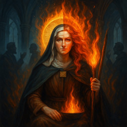 Бриджит — святая или ведьма? Битва теологов за огненный трон