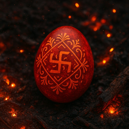 Кровь земли: зачем язычники красили яйца задолго до Пасхи