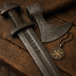 Магия оружия и амулеты с символами богов