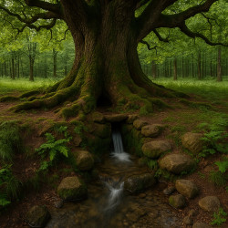 Родники и дубы — места силы или врата в Навь?