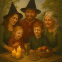 Семейная Викка: обряды и праздники для всей родни
