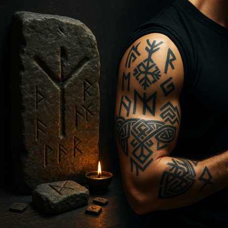Tradition vs. Trend: старые руны против модных татуировок Tradition vs. Trend: старые руны против модных татуировок