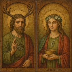 Викканские иконы? Как создают изображения богини и бога