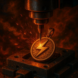 Ювелир языка огня: как куется оберег молния на современном ЧПУ Ювелир языка огня: как куется оберег молния на современном ЧПУ