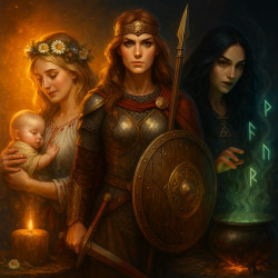 Славянские богини-мать, воительница, ведьма Славянские богини-мать, воительница, ведьма