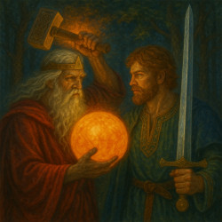 Молоток Перуна vs. Меч Святовита: оружие богов—мужская энергия Молоток Перуна vs. Меч Святовита: оружие богов—мужская энергия