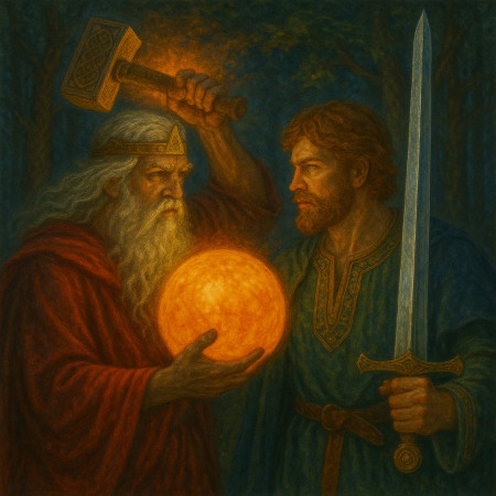 Молоток Перуна vs. Меч Святовита: оружие богов—мужская энергия Молоток Перуна vs. Меч Святовита: оружие богов—мужская энергия