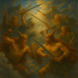 Небесный турнир между асы и ваны: откуда взялась война божеств? Небесный турнир между асы и ваны: откуда взялась война божеств?