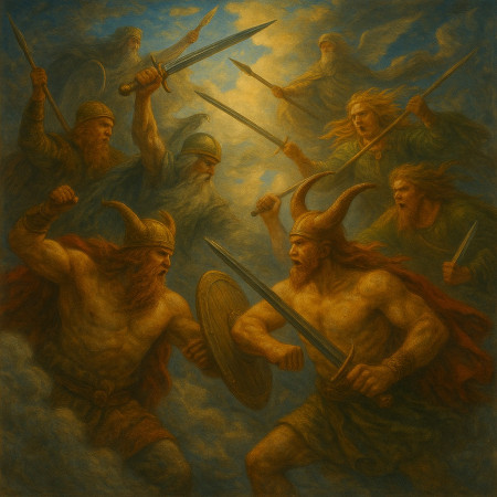 Небесный турнир между асы и ваны: откуда взялась война божеств?