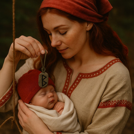 Обряд «завязывания» руной Беркана для детей и плодородия Обряд «завязывания» руной Беркана для детей и плодородия