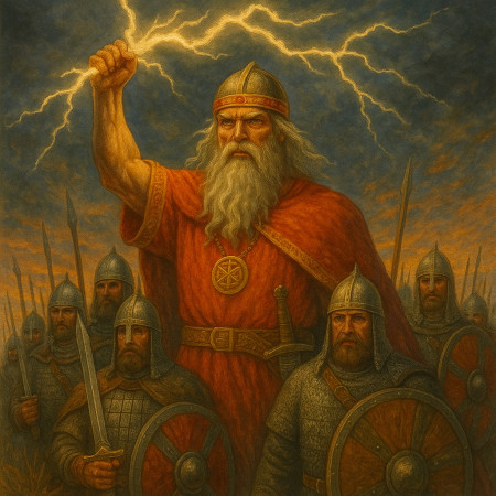 Перун и дружина: бог военной славы Перун и дружина: бог военной славы