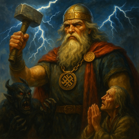 Перунов суд: как грозовой бог устанавливал справедливость без юристов Перунов суд: как грозовой бог устанавливал справедливость без юристов