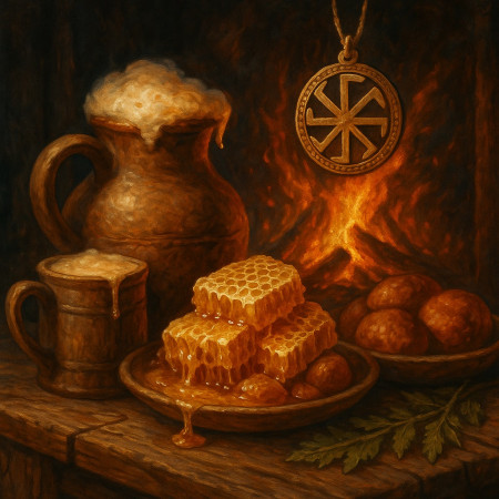 Ритуальные угощения: мёд, эль и пиры в честь богов