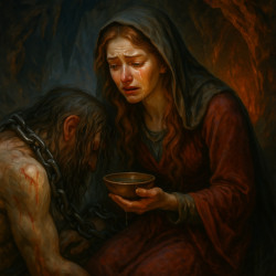 Слёзы богини Сигюн: трагический подвиг ради спасения мира Слёзы богини Сигюн: трагический подвиг ради спасения мира