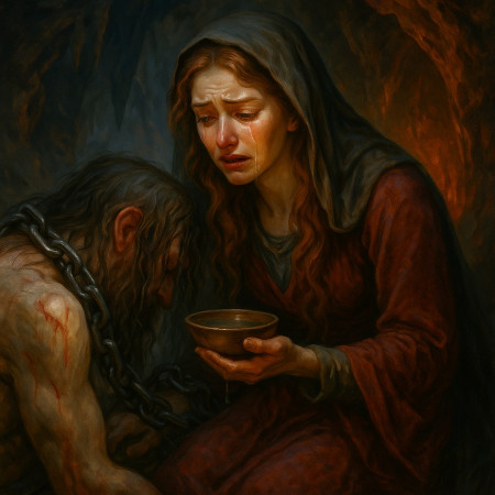 Слёзы богини Сигюн: трагический подвиг ради спасения мира