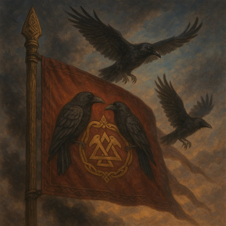Талисман «двухворон» – эмблема Одина на знамёнах