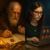 Будущее рунических школ: онлайн-курсы vs. старики-учителя