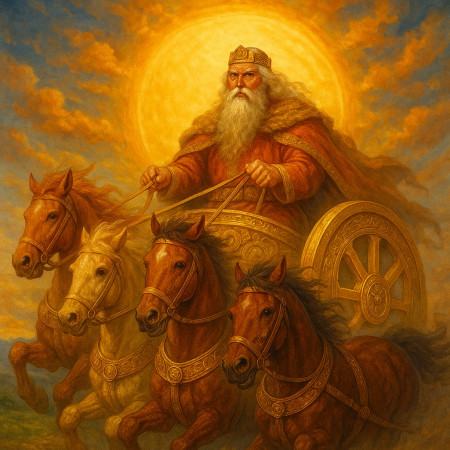 Даждьбог и его золотая колесница