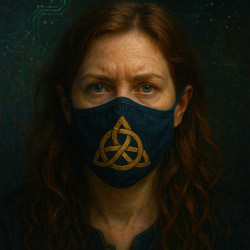 Кельтская ковид-маска с узлом: мода на грани кощунства