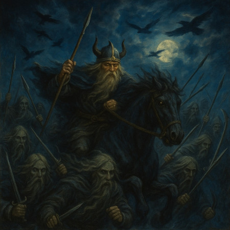 Ночная охота Одина: легенда о Диком полёте и призраках