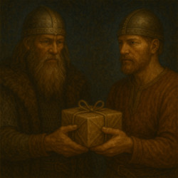 Обмен подарками у викингов как заключение «дружественного союза» Обмен подарками у викингов как заключение «дружественного союза»