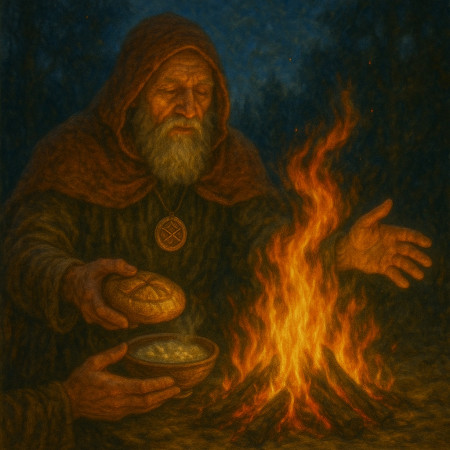 Ритуал над огнём: “жертвование” еды без траты продукта Ритуал над огнём: “жертвование” еды без траты продукта