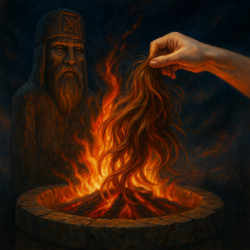 Зачем родноверы сжигают волосы на алтаре? Зачем родноверы сжигают волосы на алтаре?