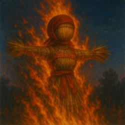 Жертвенные куклы: от Марены до Масленицы—почему их сжигают