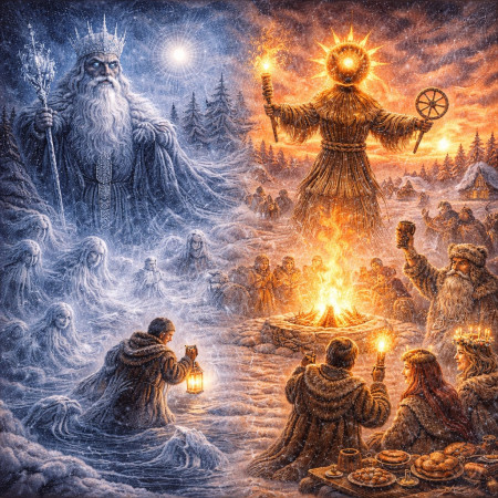 21 декабря 2025 года, Славянский праздник - День Карачуна и ночь Коляды