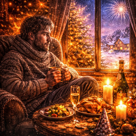 Что происходит с человеком, который встречает год в одиночестве