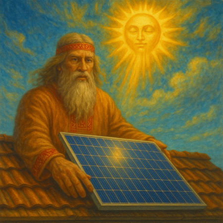 Даждьбог и солнечные панели: современный жертвенник на крыше?
