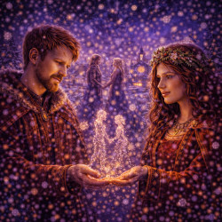 Падающий снег как пророчество новых связей