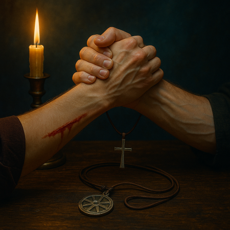 Песни о кровном братстве: ритуалы скрепления ножом и талисманами