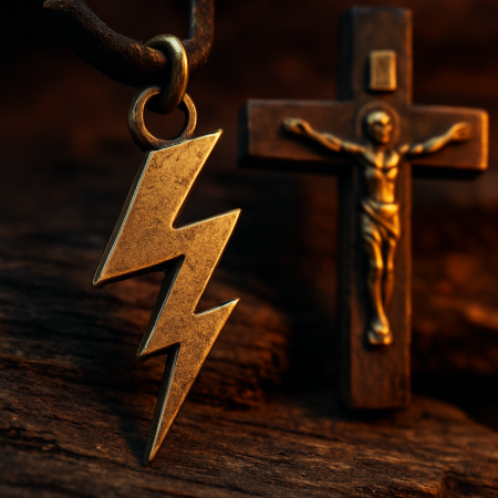 Символ молнии: чем он отличался от христианского креста?