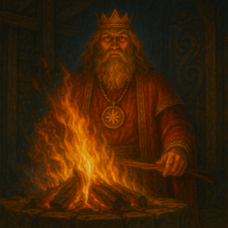 Сварожич и вечный огонь в домах славян