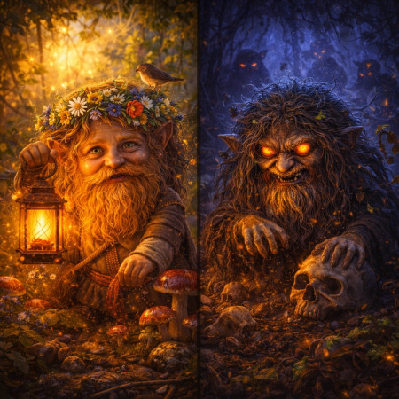 Как различали «добрых» и «злых» духов среди маленьких существ (дуондов)?