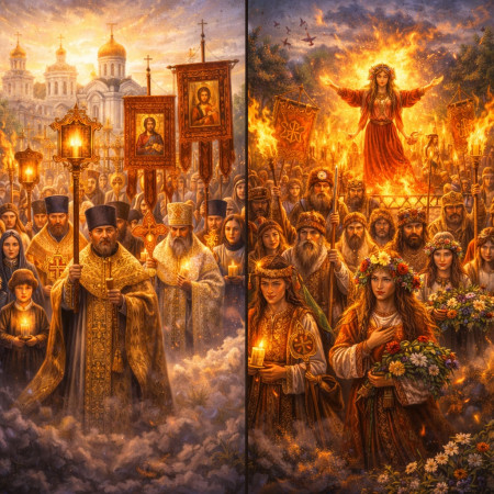 Крестные ходы или языческие процессии?