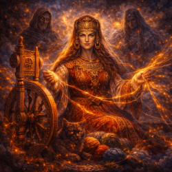 Макошь и прялка: судьба как нить