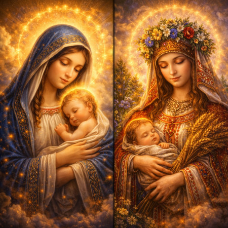 Почему образ Девы Марии так похож на Макошь