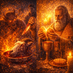 Тайна хлеба и вина: жертвоприношение или литургия? Тайна хлеба и вина: жертвоприношение или литургия?