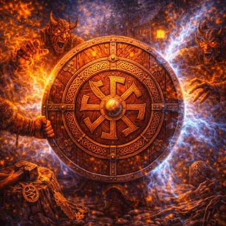 Традиционный щит: оберег мастерской Брокка, не пропускающий беду