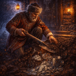 Зачем в старину закапывали серебро под порогом