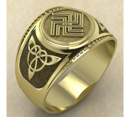 Печатка Небесный вепрь золото