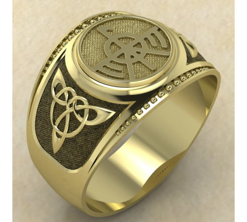 Печатка Огненный сокол золото