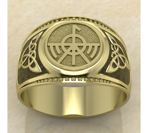 Печатка Огненный сокол золото