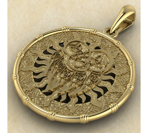 Печать Велеса медведь золото