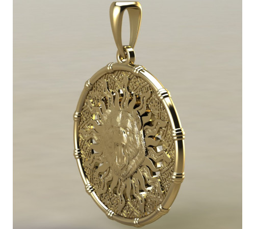 Печать Велеса медведь золото