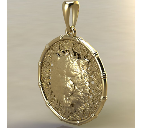 Печать Велеса волк золото