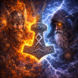 Археологическая сенсация: талисман с одновременной руной Тора и Одина