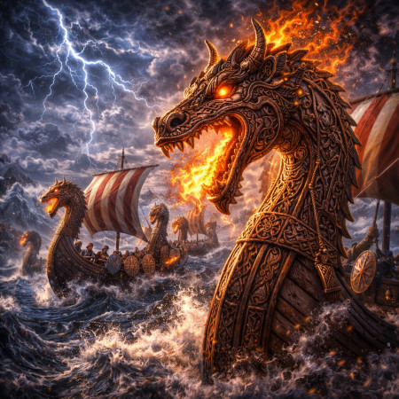 Драконьи лодьи: резные носы кораблей как защитные тотемы